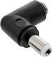 Inline Adapter Dc Stecker Dc 5.5x2.5mm Männlich Weiblich Eckig