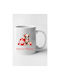 Cană Ceramică Albă 330ml Pentru Masa De Crăciun Cu Personalizare