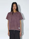 Damen T-shirt Aubergine