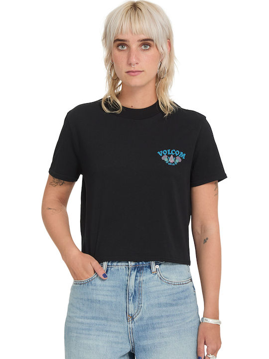 Дамски къс топ Blk/black