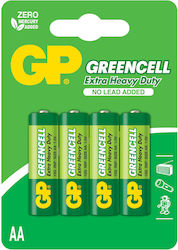 Baterii Zinc Carbonic Zinc Gp R6 AA 4 Bucăți Greencell 15g-u4 1.5V Blister Baterii Zinc Carbonic Zinc Gp R6 AA 4 Bucăți Greencell 15g-u4 1.5V Blister