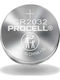 Baterie tip buton litiu Duracell Procell CR2032 3V 5 bucăți în blister preț 1 baterie
