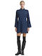 Mini Damenkleid Blau