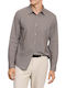 Long Sleeve Shirt in Regular Fit Brown