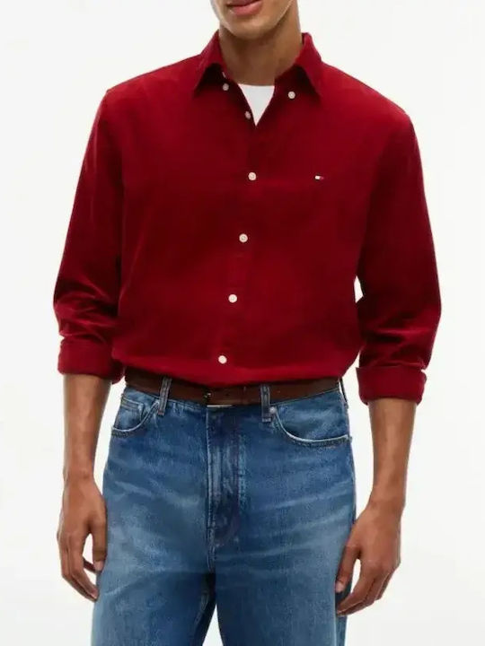 Tommy Hilfiger Long Sleeve Corduroy Shirt in Na...