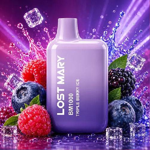 Lost Mary BM1000 Verdampfer 2ml mit Integrierter Batterie Lila Triple Berry