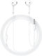 L14 Earbuds Handsfree Ακουστικά με Βύσμα 3.5mm Λευκό
