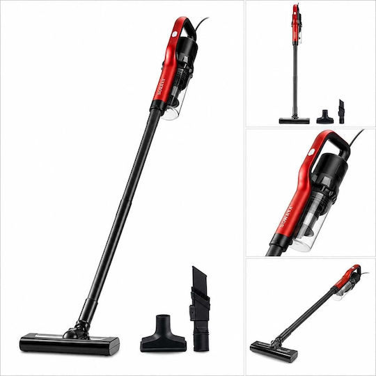 Sokany SK-13033 Ηλεκτρική Σκούπα 2 σε 1 Stick & Χειρός Κόκκινη