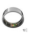 Ultrahuman Air Smart Ring 22.3mm Rezistent La Apă Cu Monitorizarea Ritmului Cardiac Space Silver
