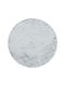 Polcarpet Rabbit Silver Wohnzimmer Teppich Rund Pelzig Grau 100cm
