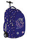 St. Majewski School Trolley Bag Blue 26 Litre 32 x 25 x 44 cm