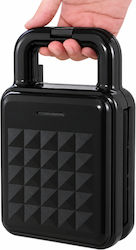 Andowl Сандвич мейкър за 2 тоста 800W Черен Andowl Сандвич мейкър за 2 тоста 800W Черен