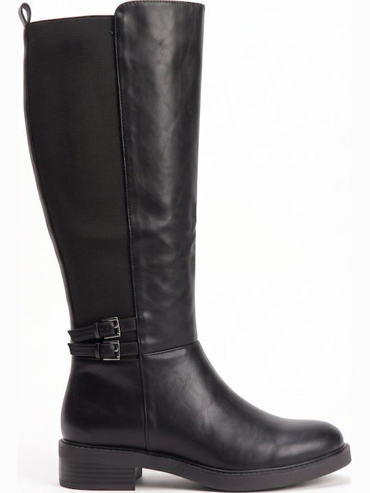 Plato Women's Riding Boots Black