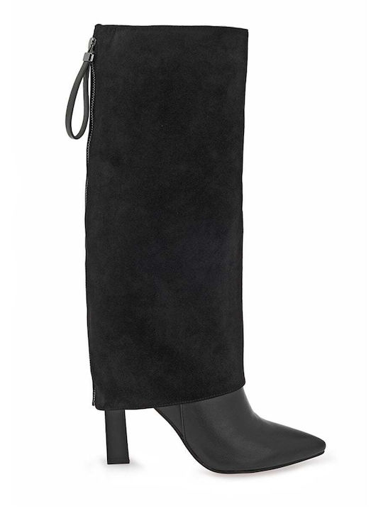 Exe Exe Wildleder Damenstiefel mit Hohem Absatz...