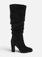 Suede Women's Black Boots