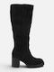 Suede Women's Black Boots