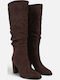 Suede Women's Brown Boots