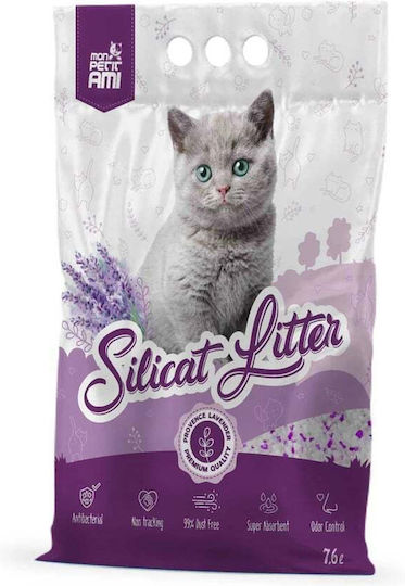Mon Petit Ami Nisip Cristalin pentru Pisici cu Miros de Lavanda 15lt