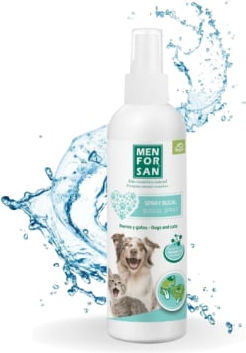 Men for San Spray Pentru Dinți Pentru Câini și Pisici Împotriva Respirației Urât Mirositoare 125ml