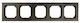 Liregus Wechselrahmen Epsilon Slim 14-145-05 Schwarz