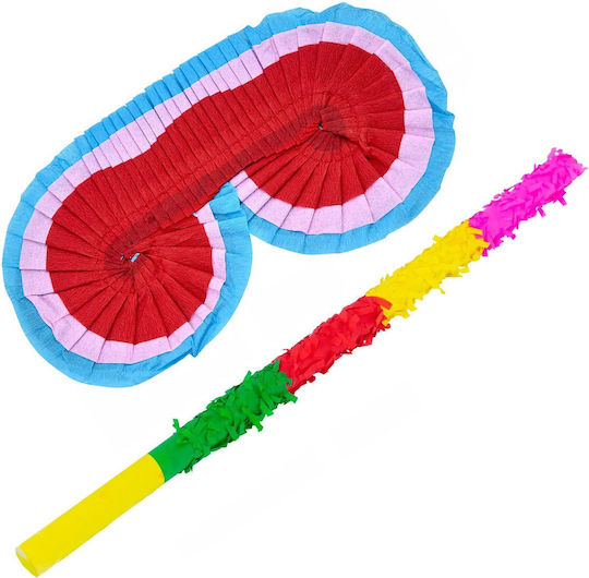 Set Mască Pentru Ochi Bețișor Piñata Flippy Accesorii Piñata Hârtie Carton Multicolor