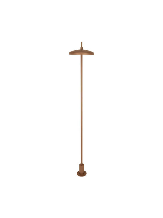 Zambelis Lights LED Outdoor Post Lamp 17W with Warm White Light IP65 Brown