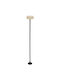 Zambelis Lights Outdoor Small Post LED Floor Lamp 4W With Warm White Light IP65 Black