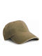 Jocheu Fine Cotton Twill Cap 6 Panouri Rc054x Result Olive Stone