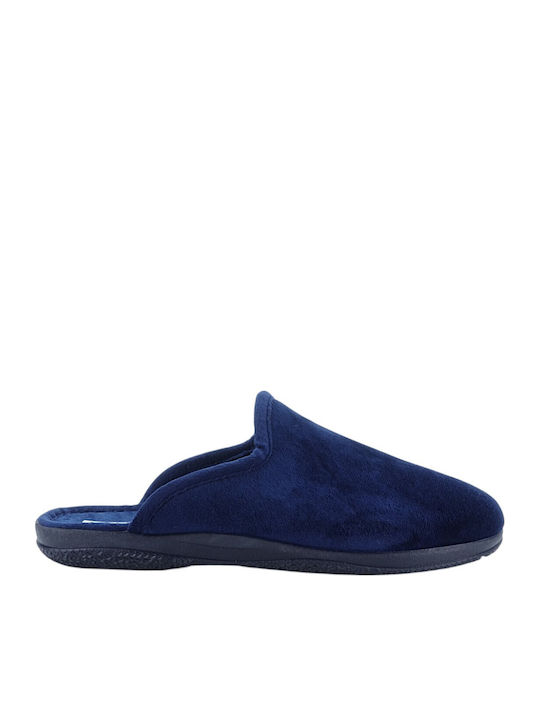 Adam's Shoes Χειμερινές Γυναικείες Παντόφλες Μπλε