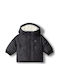 Kids Quilted Jacket Short Black