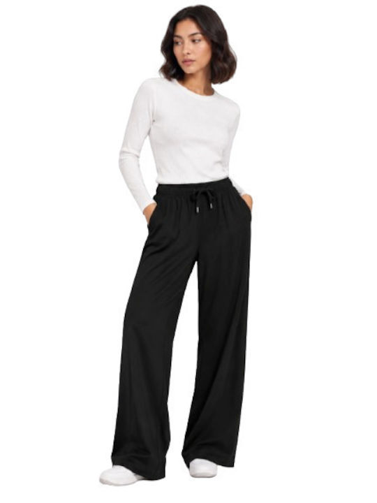 Pantaloni de trening cu elastic Black