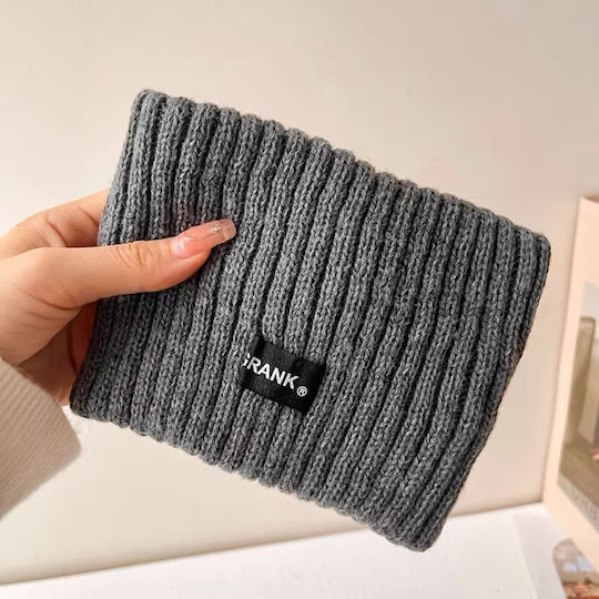 Unisex Knitted Headband in Grey Colour