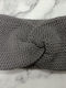Unisex Knitted Headband in Grey Colour