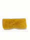 Women's Knitted Headband in Yellow Color