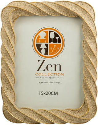 Zen Collection Κορνίζα Πλαστική με Μπεζ Πλαίσιο