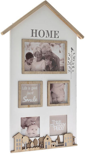 Iliadis Home Wall Photo Frame Wooden with White Frame
