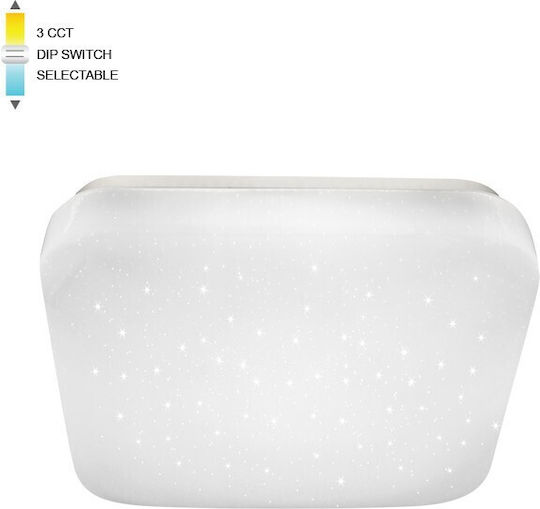 Vito Cosmos-s-33 Квадратно На Открито LED Панел 18W с Топла Бяла Светлина 3000K 33x33см Vito Cosmos-s-33 Квадратно На Открито LED Панел 18W с Топла Бяла Светлина 3000K 33x33см
