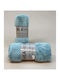Linea Home Odeon Velvet Single Blanket 160x220cm Turquoise