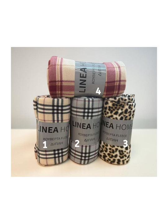 Linea Home Κουβέρτα Fleece Μονή 150x200εκ. Μπεζ