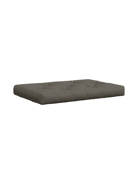 vidaXL Gartenstuhlkissen Paletten Grau 80x120cm
