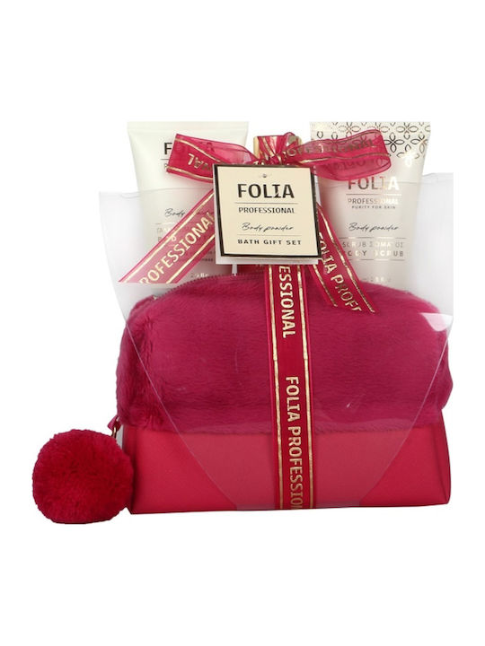 Folia Professional Червен Несесер Body Комплект за грижа