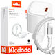 Mcdodo Handyladegerät mit USB-C Ausgangsanschlüsse und Kabel USB-C - USB-C 30W Weiß (CH-0083)