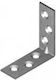 Corner Shelf Made of Metal in Grey Colour 50x15mm