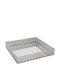 Iliadis Iliadis Dekorative Tabletts Metallisch mit Spiegel 25x25cm