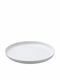 Leone Shallow Serving Plate Made of Melamine White with Diameter 22.6cm