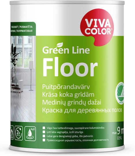 VivaColor Акрилна Green Line Под 0.9 л Зелен