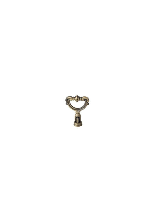 Domoletti Αντικέ Λαβή Επίπλου από Μέταλλο Antique Brass