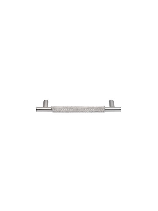 Zogometal Furniture Handle Metal Nickel Matte Diameter 12mm (Hole Centers 128mm) 92-06