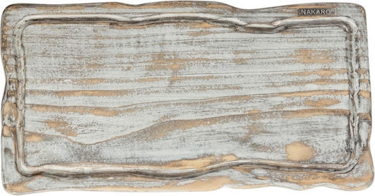 Nakaro Wood Πλατώ Σερβιρίσματος Ξύλινο 42x22εκ.