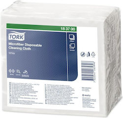 Tork Cleaning Cloths with Microfibers General Use White 40 Pieces